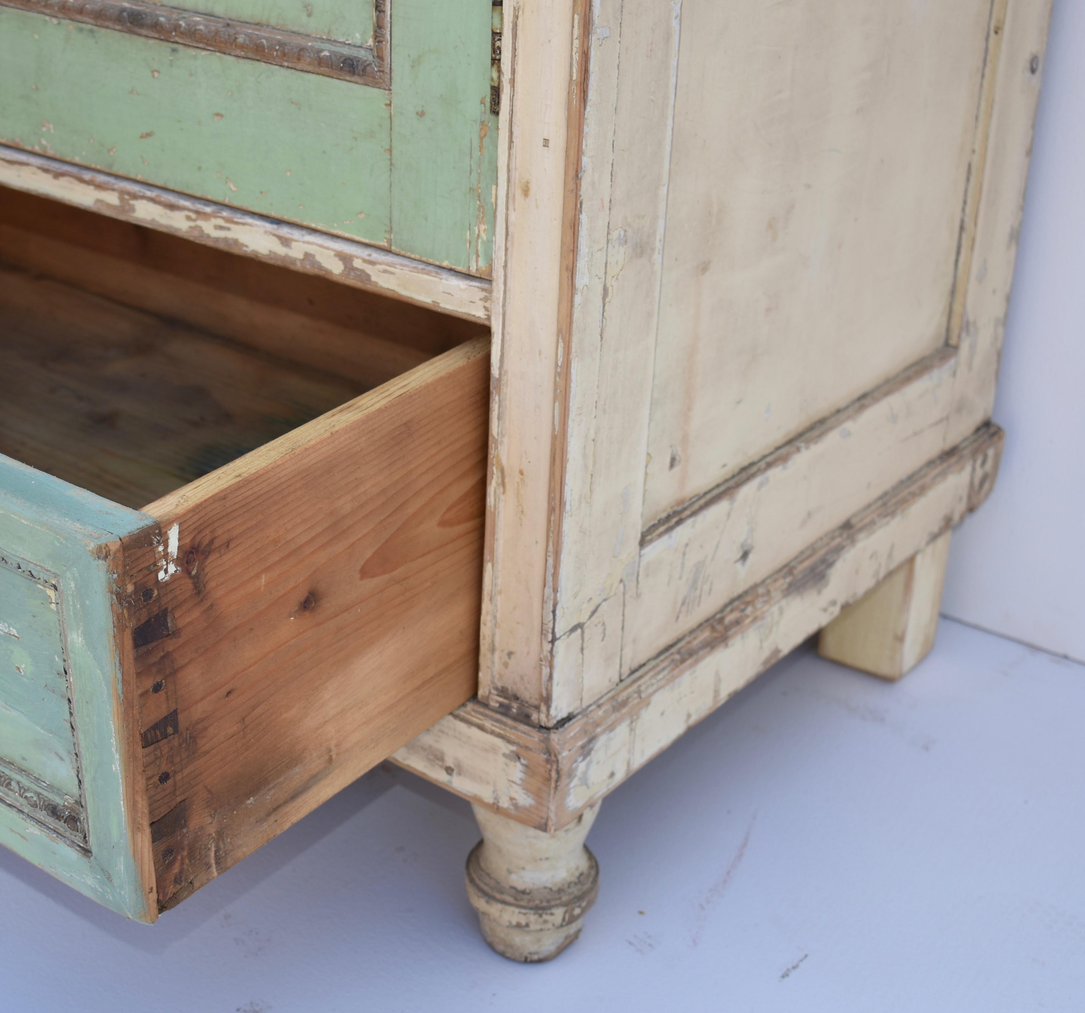 Vintage Pine Storage Cupboard 1