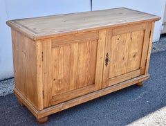 Vintage Pine Two Door Dresser Base