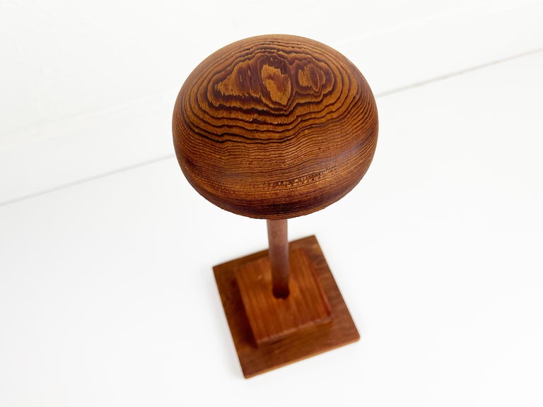 Vintage Pine Wood Hat Stand For Sale at 1stDibs