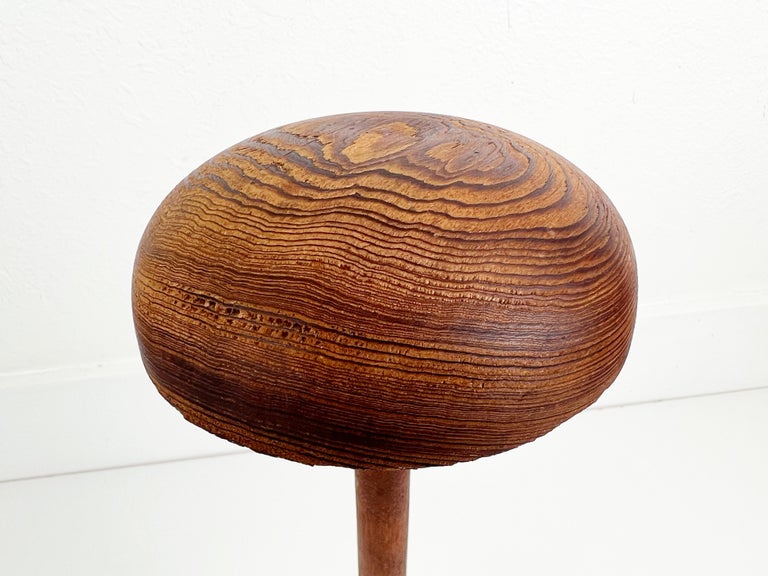 Vintage Pine Wood Hat Stand For Sale at 1stDibs