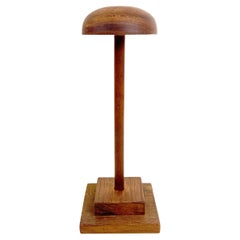 Vintage Pine Wood Hat Stand