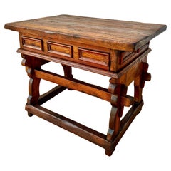 Vintage Pine Work Table, 1940s