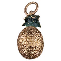 Vintage Pineapple Charm of 9ct Gold