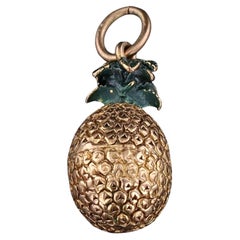 Vintage Pineapple Charm of 9ct Gold