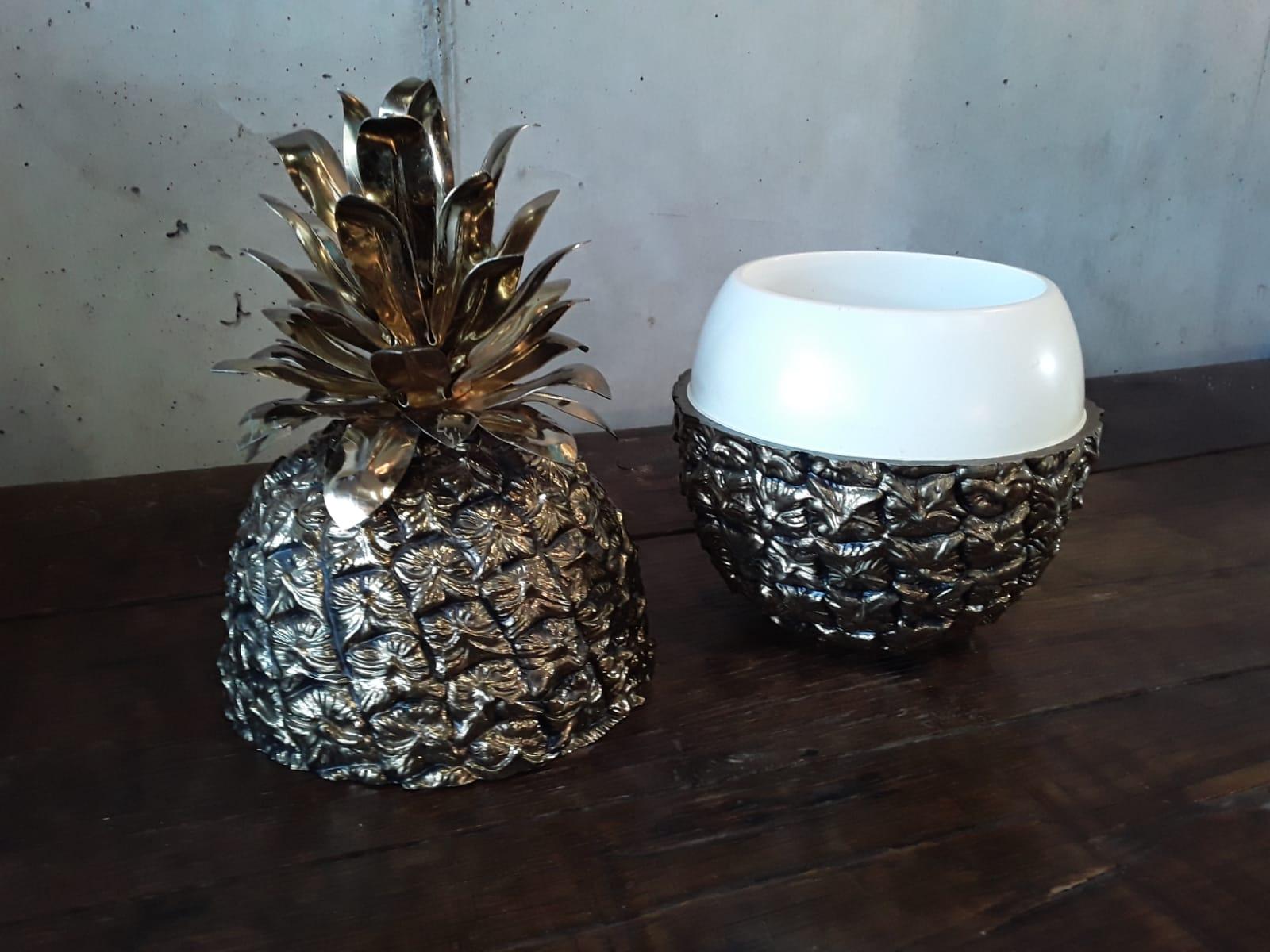 Swiss Vintage Pineapple Ice Bucket by Hans Turnwald for Freddo Therm, 1960s