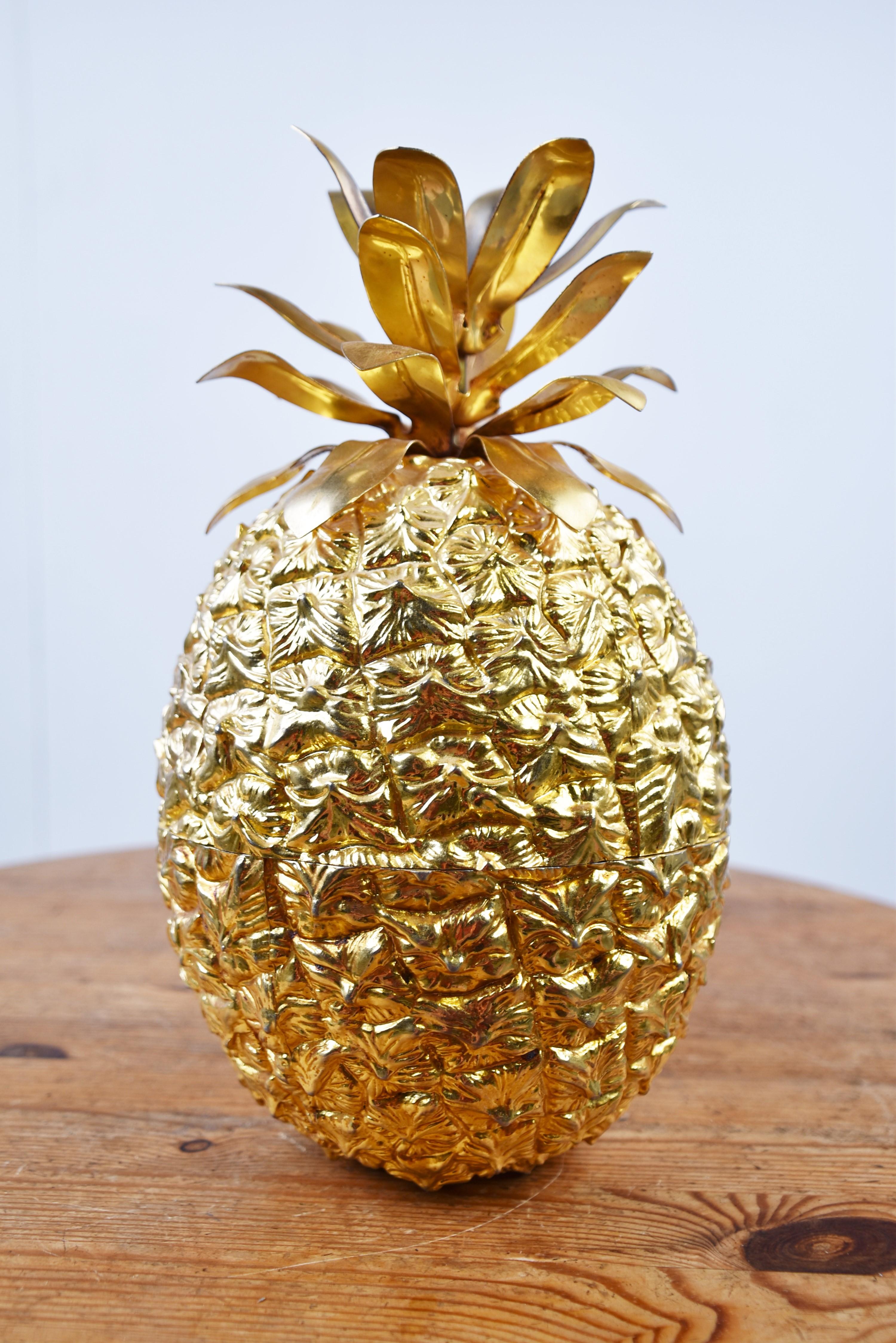 Swiss Vintage Pineapple Ice Bucket by Hans Turnwald for Freddo Therm, 1970s