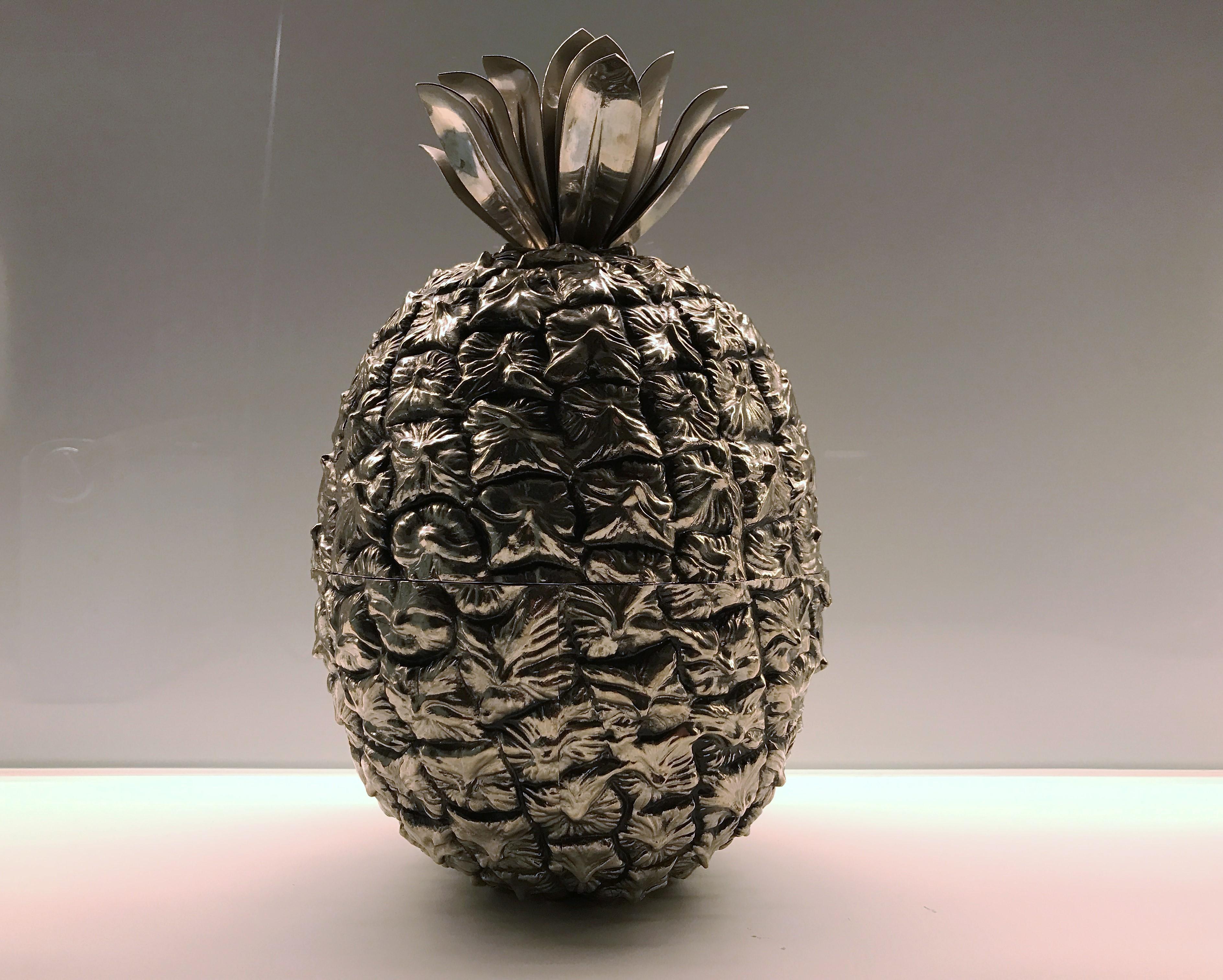 Late 20th Century Vintage Pineapple Ice Bucket by Hans Turnwald for Freddo Therm, 1970s