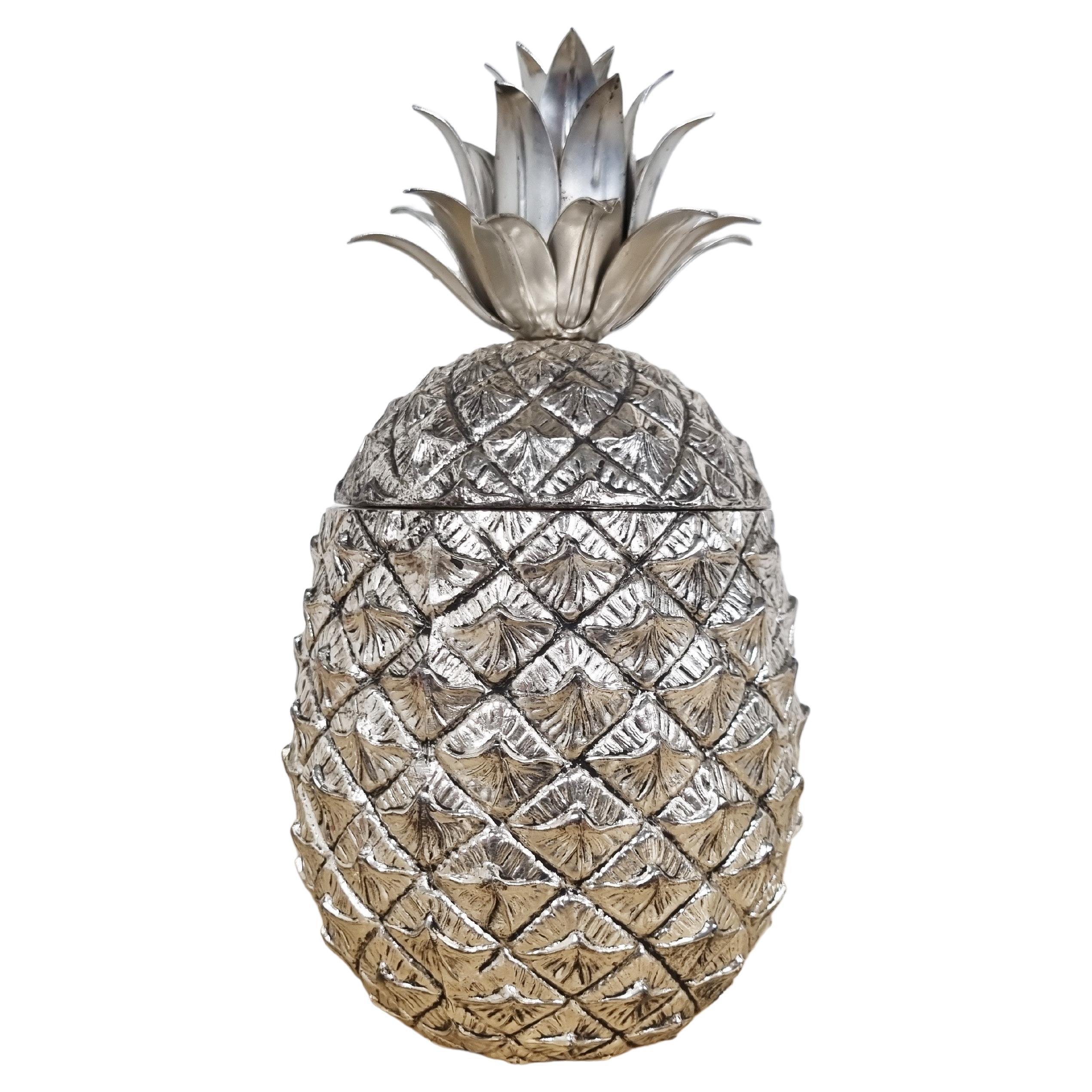 Vintage Pineapple Ice Bucket by Mauro Manetti 1960s