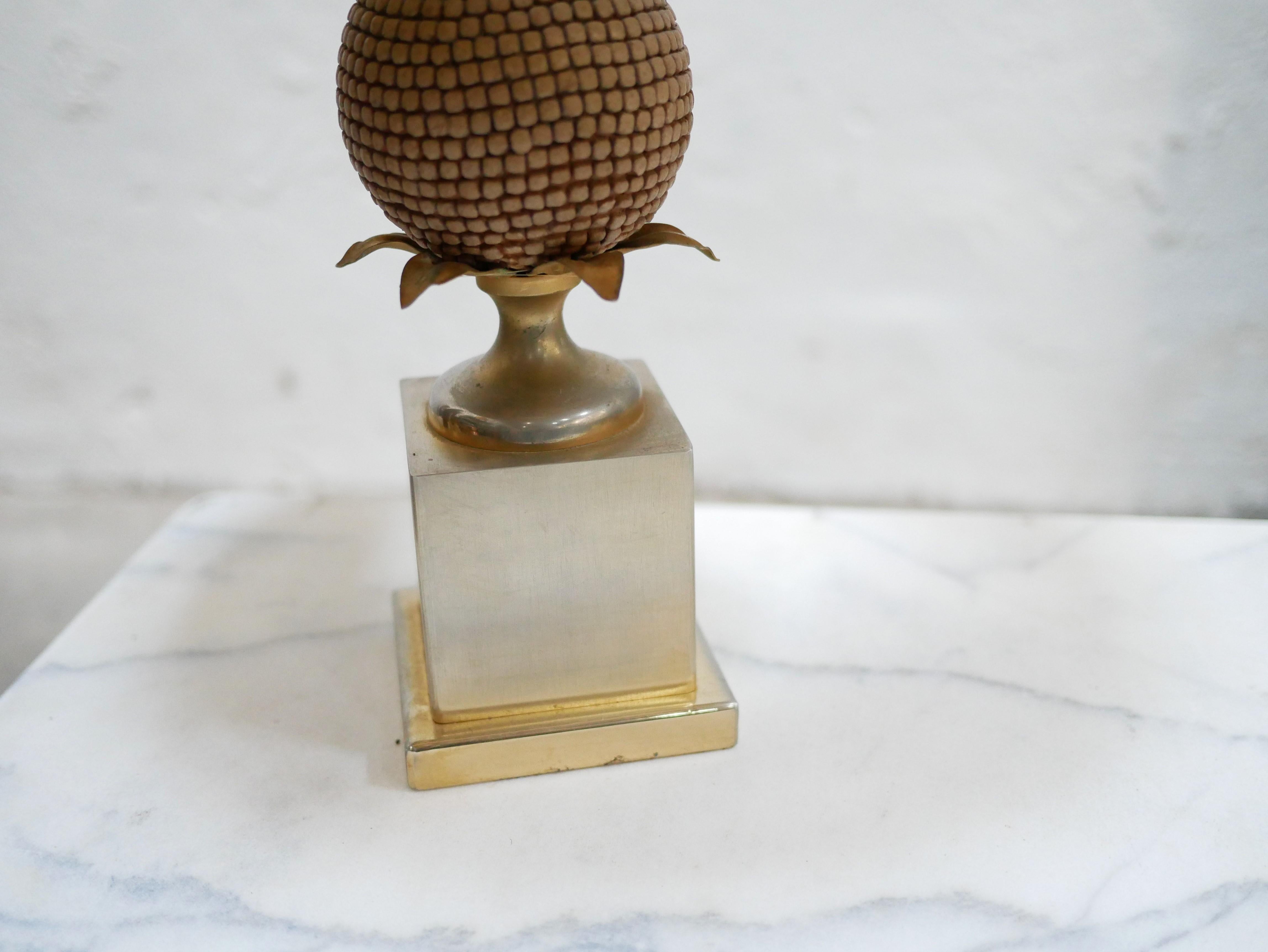 Lampe ananas vintage Bon état - En vente à AIGNAN, FR