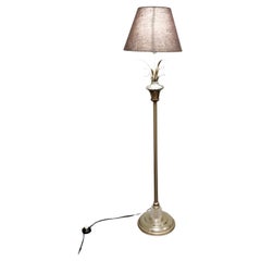 Vintage Pineapple Leaf Floor Lamp, 1970s