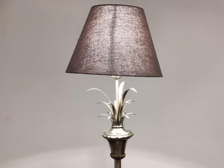 Vintage Pineapple Leaf Floor Lamp, 1970s For Sale at 1stDibs