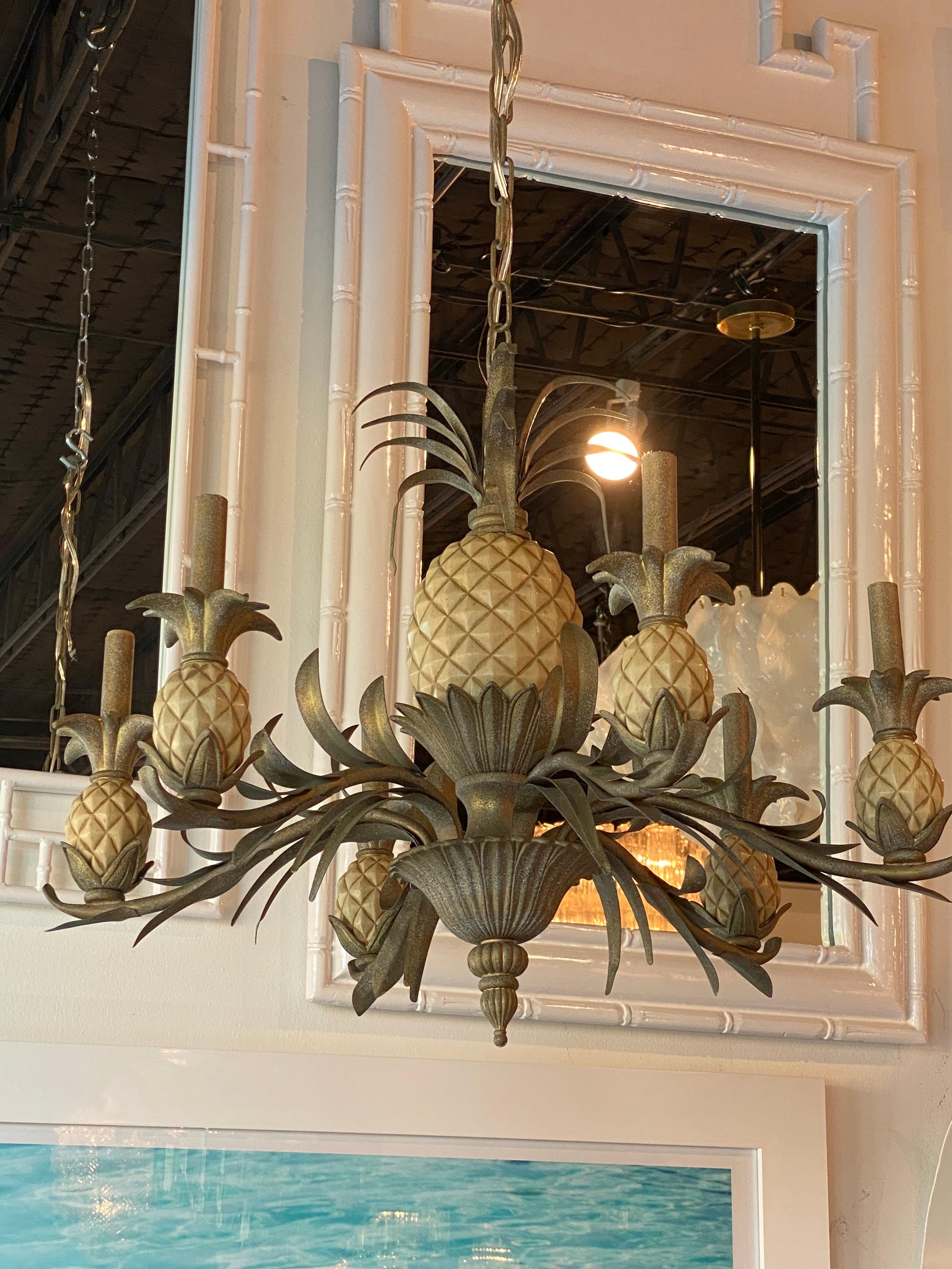 vintage pineapple chandelier
