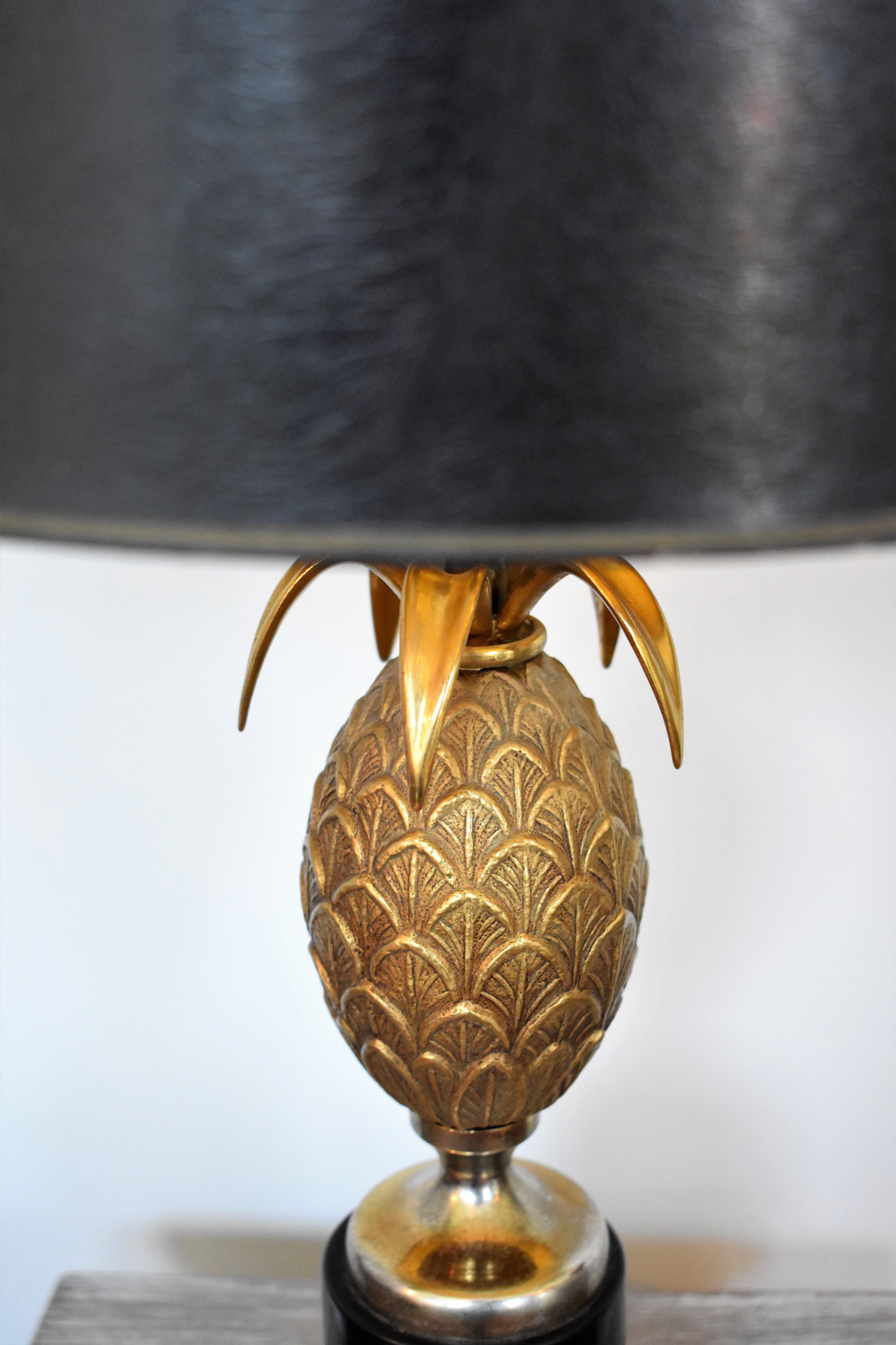 pineapple lamp vintage