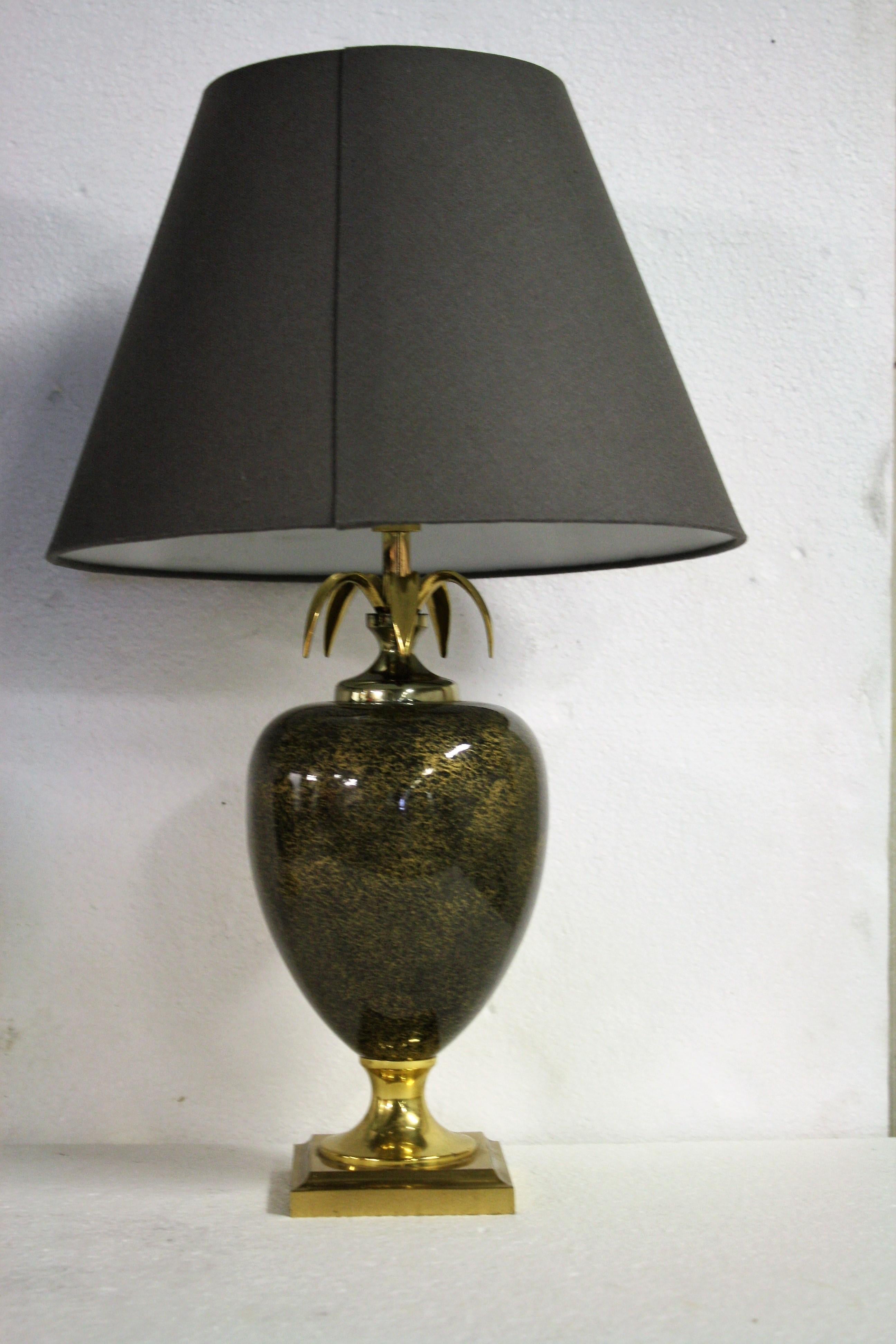 Late 20th Century Vintage Pineapple Table Lamps by Maison Le Dauphin, 1970s