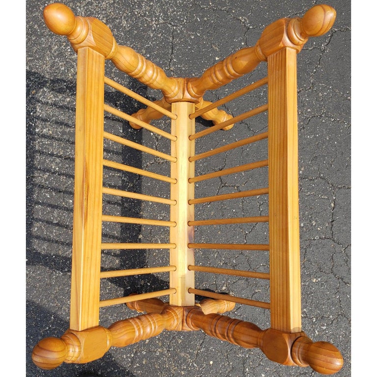 Vintage Pinewood Magazine Rack For Sale at 1stDibs pine magazine rack