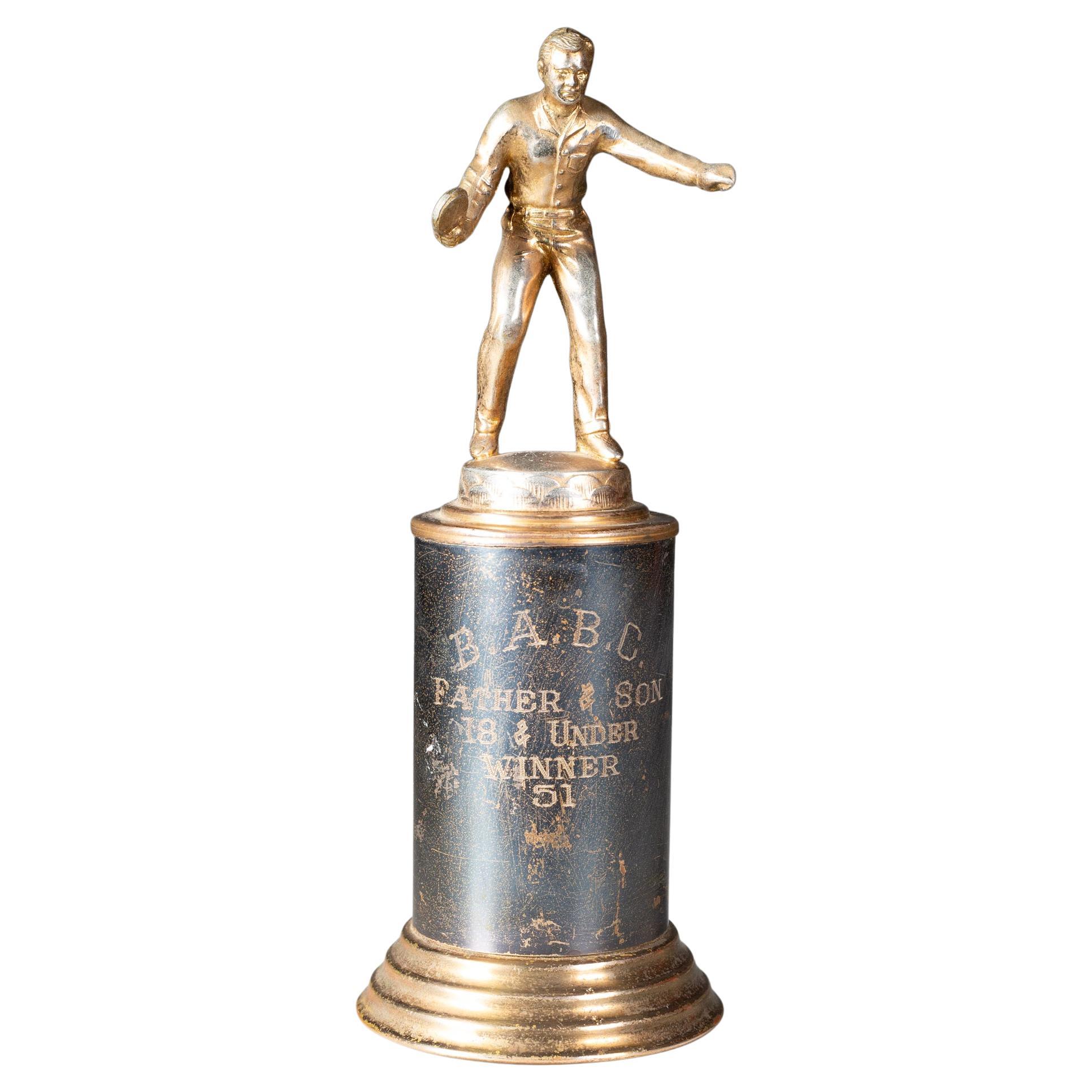 Vintage Ping Pong Trophy 1951