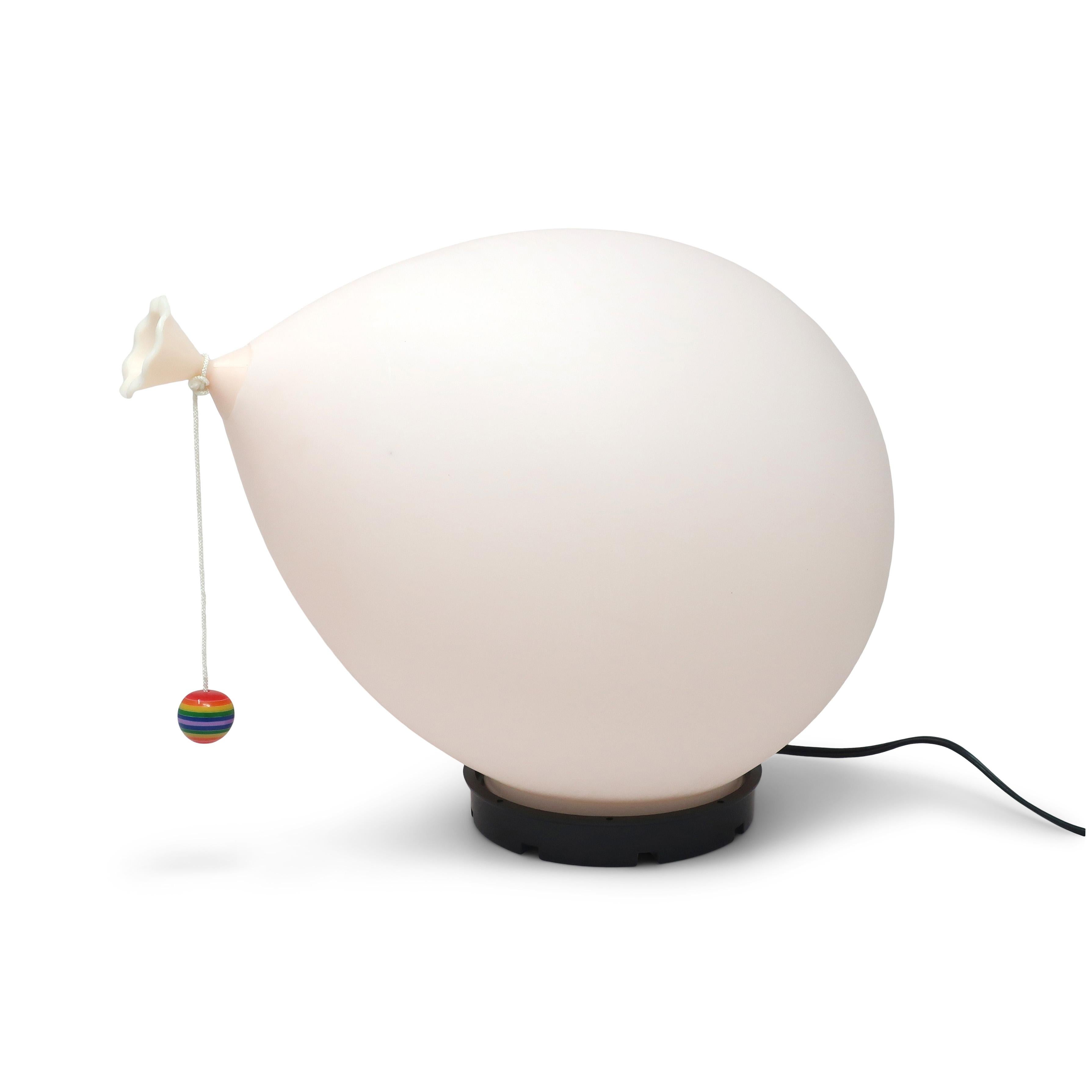 Vintage Pink Balloon Lamp by Yves Christin In Good Condition In Brooklyn, NY