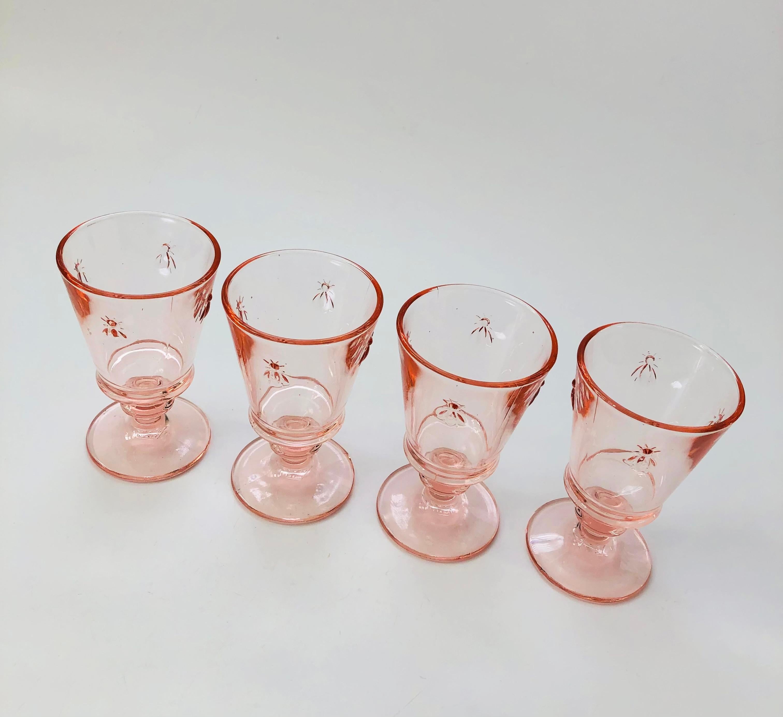antique pink glassware