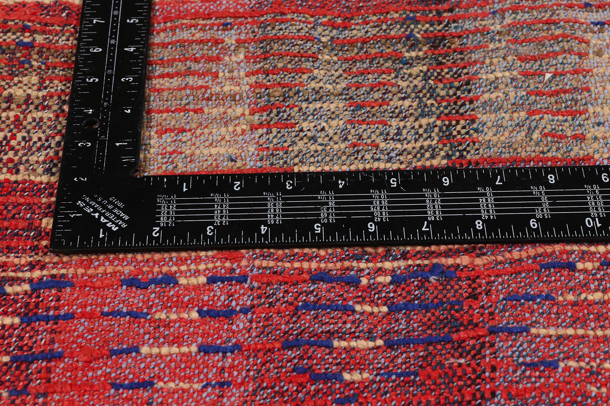 20th Century Vintage Pink Boujad Moroccan Rug, Berber Tribes of Morocco For Sale