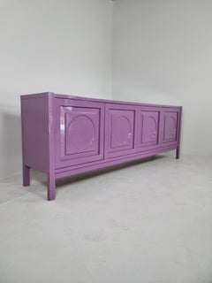 Vintage Pink Brutalist Sideboard by Defour, Belgium, 1970s
