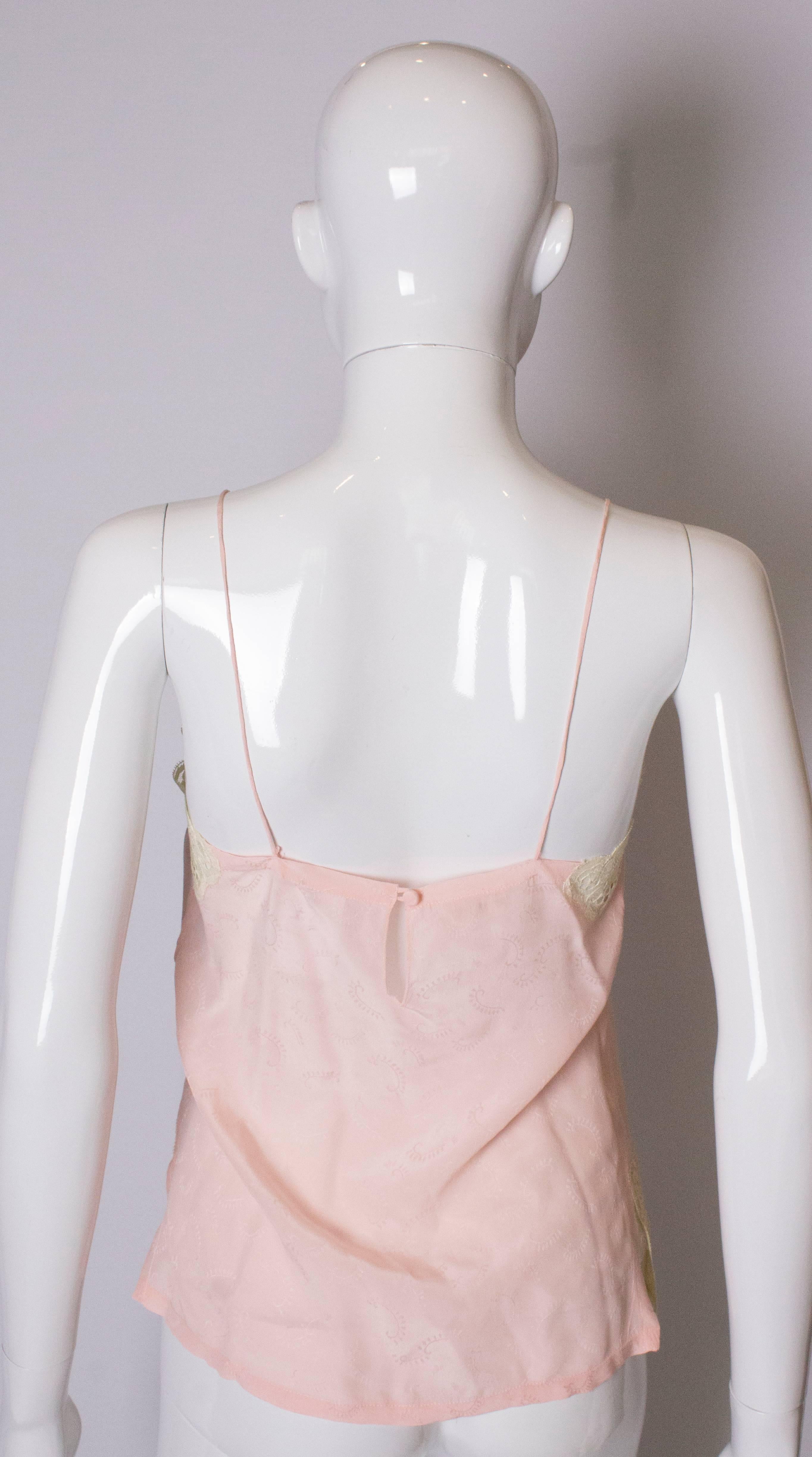 Women's Vintage Pink Cami Top