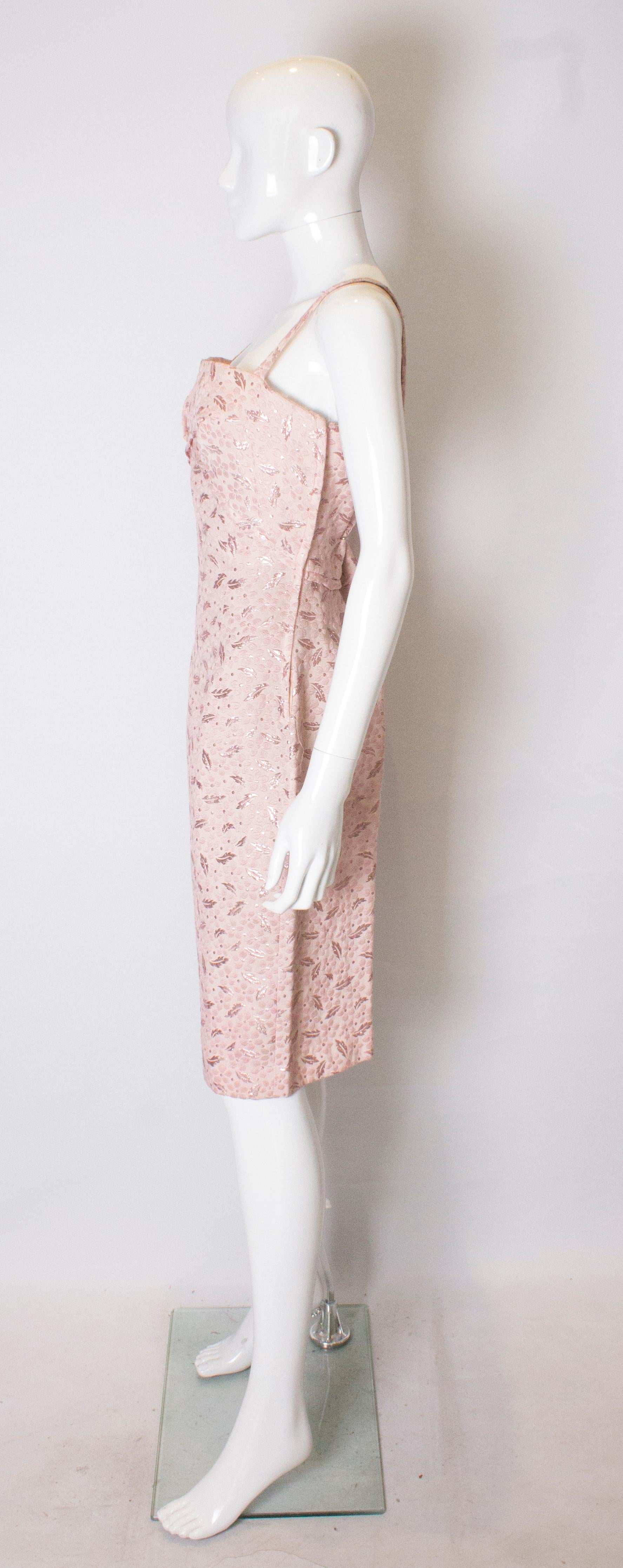 Women's Vintage Pink Cocktail Dress