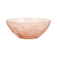 Bol en cristal rose Vine fabriqué en France