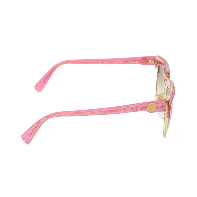 Beige Vintage Pink Fendi Sunglasses For Sale