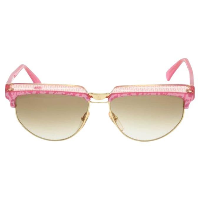 Fendi Vintage Rosa Vintage-Sonnenbrille