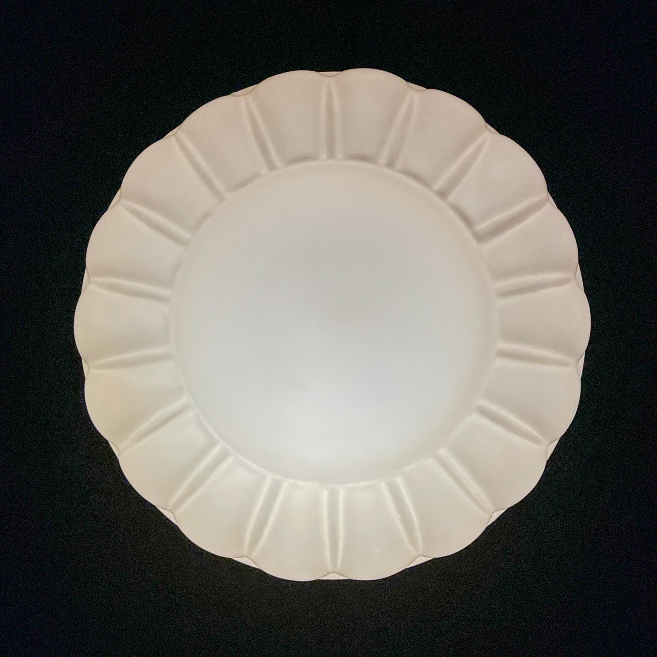 Lampada da soffitto in vetro rosa d'epoca, Italia anni '50 In condizioni buone in vendita a Miklavž Pri Taboru, SI