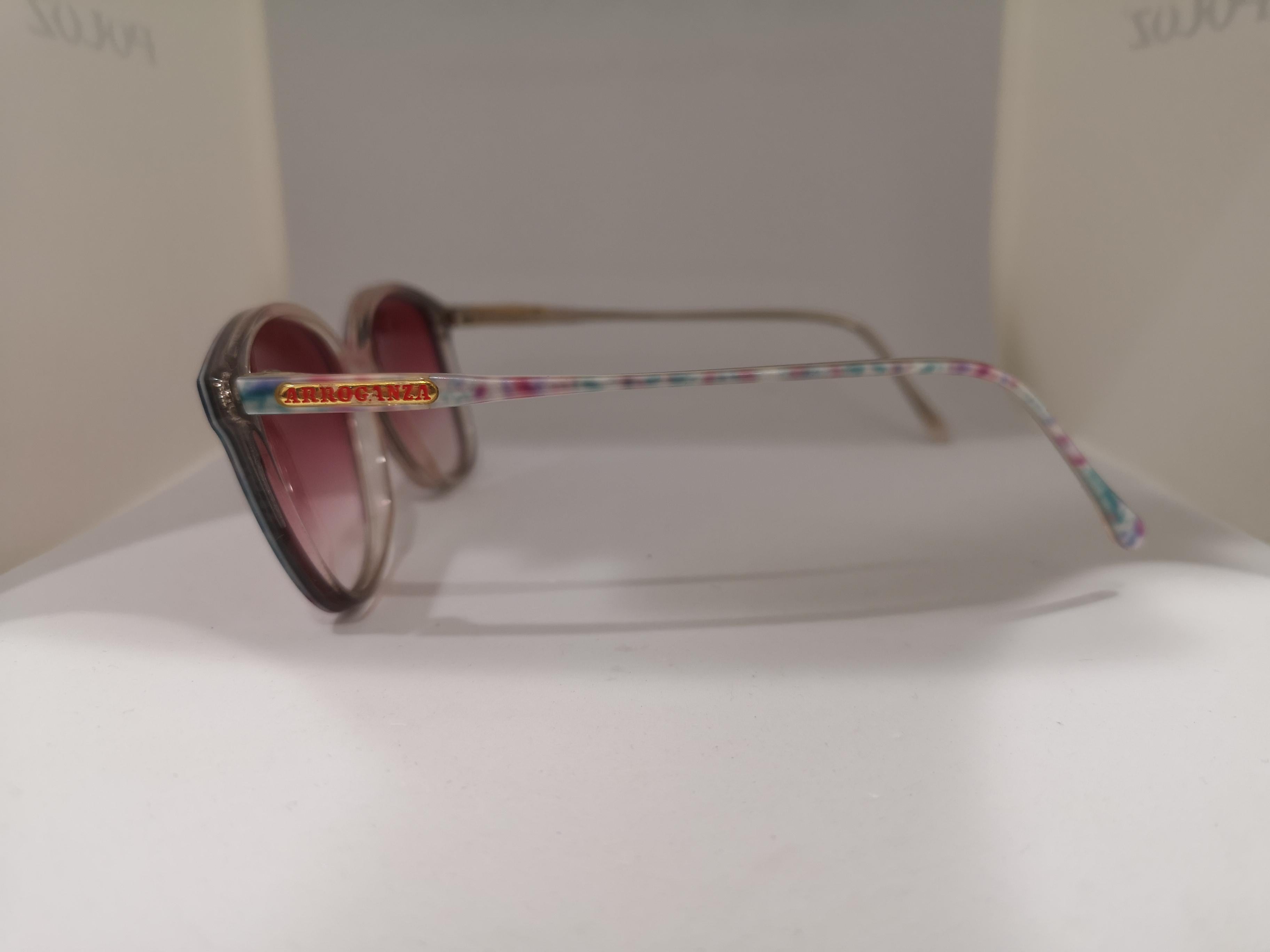 Women's Vintage pink glasses multicoloured sunglasses