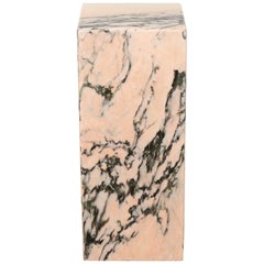 Vintage Pink Marble Rectangular Plinth