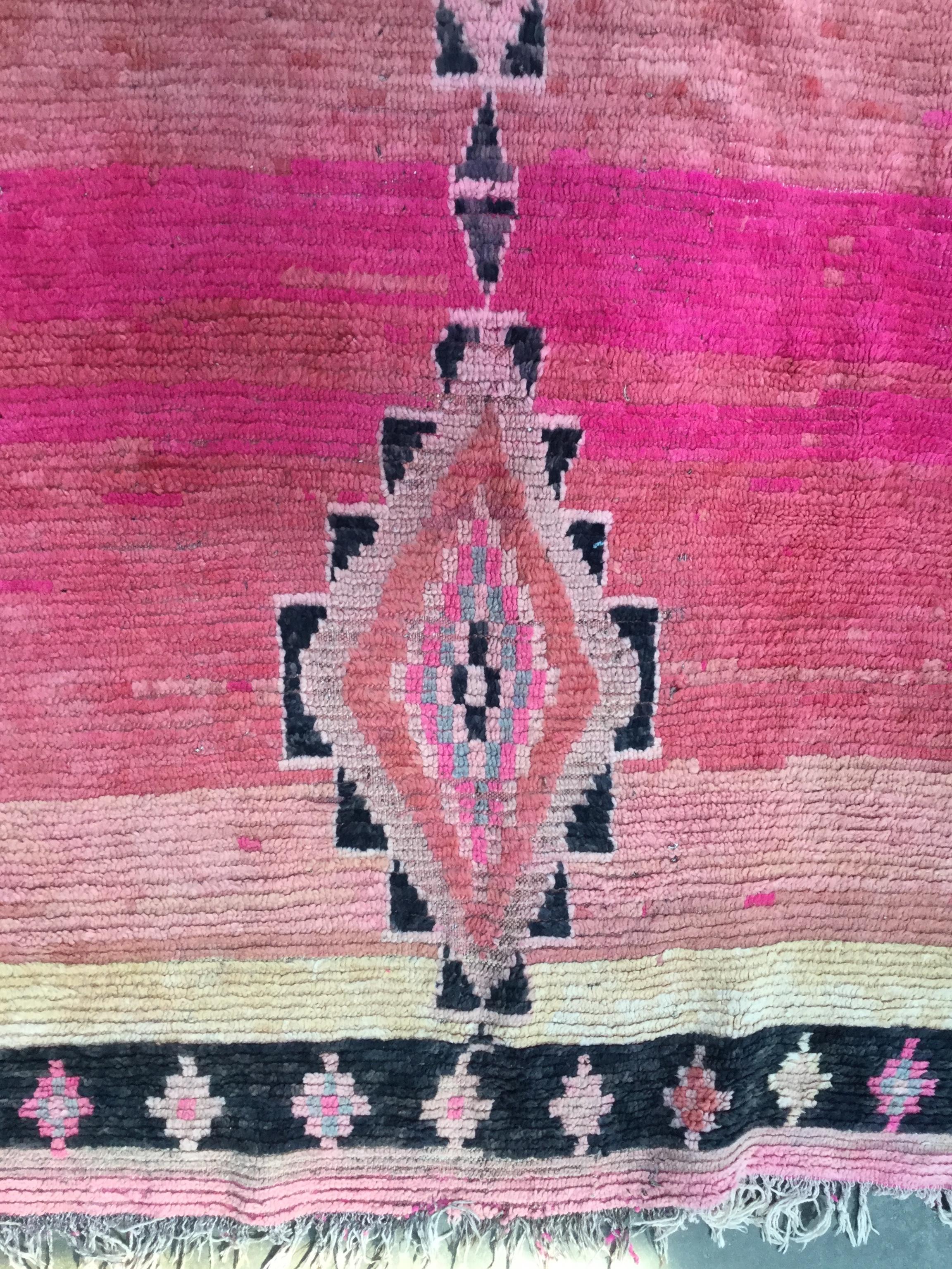 moroccan pink rug