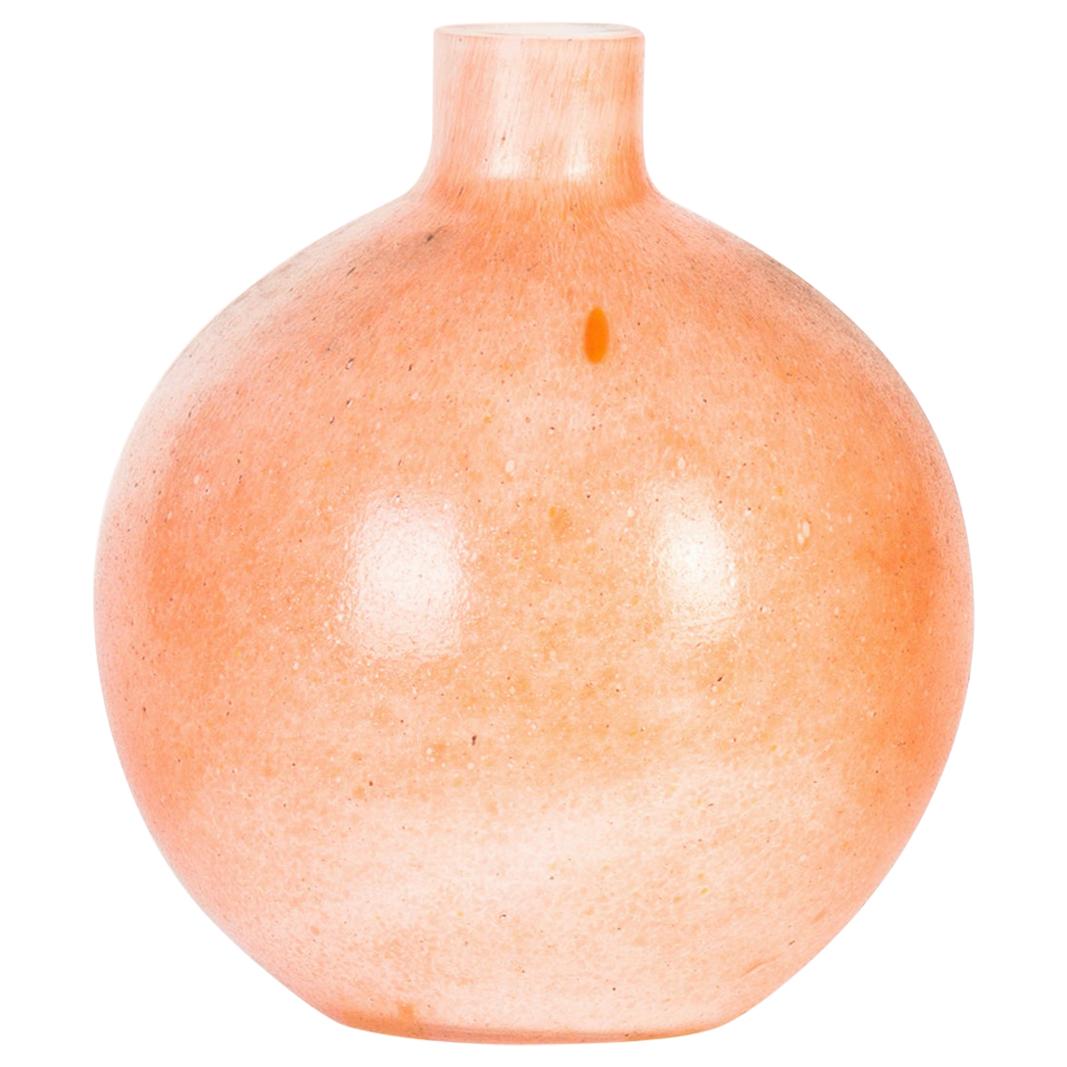 Vintage Pink Murano Vase, Italy, 1970s