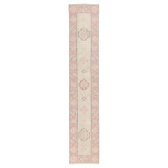 Vintage Pink Persian Hamadan Rug Carpet Runner