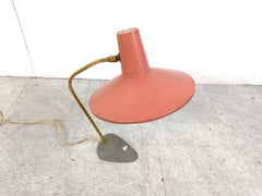 Vintage pink table lamp, 1950s