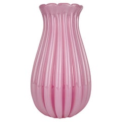 Vintage pink vase by Archimede Seguso, Italy 1950s