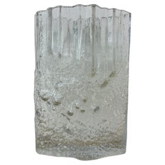 Jarrón vintage de cristal 'Pinus' de Tapio Wirkalla para Iitalla Finlandia , 1970s