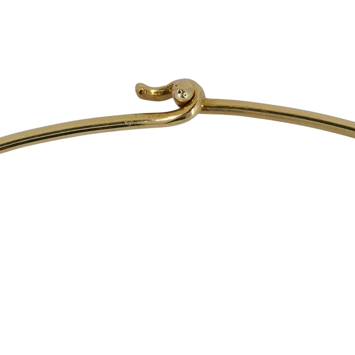 Ciondolo Pesci d'epoca in oro 18k MOP Collana in oro 14k in vendita 1