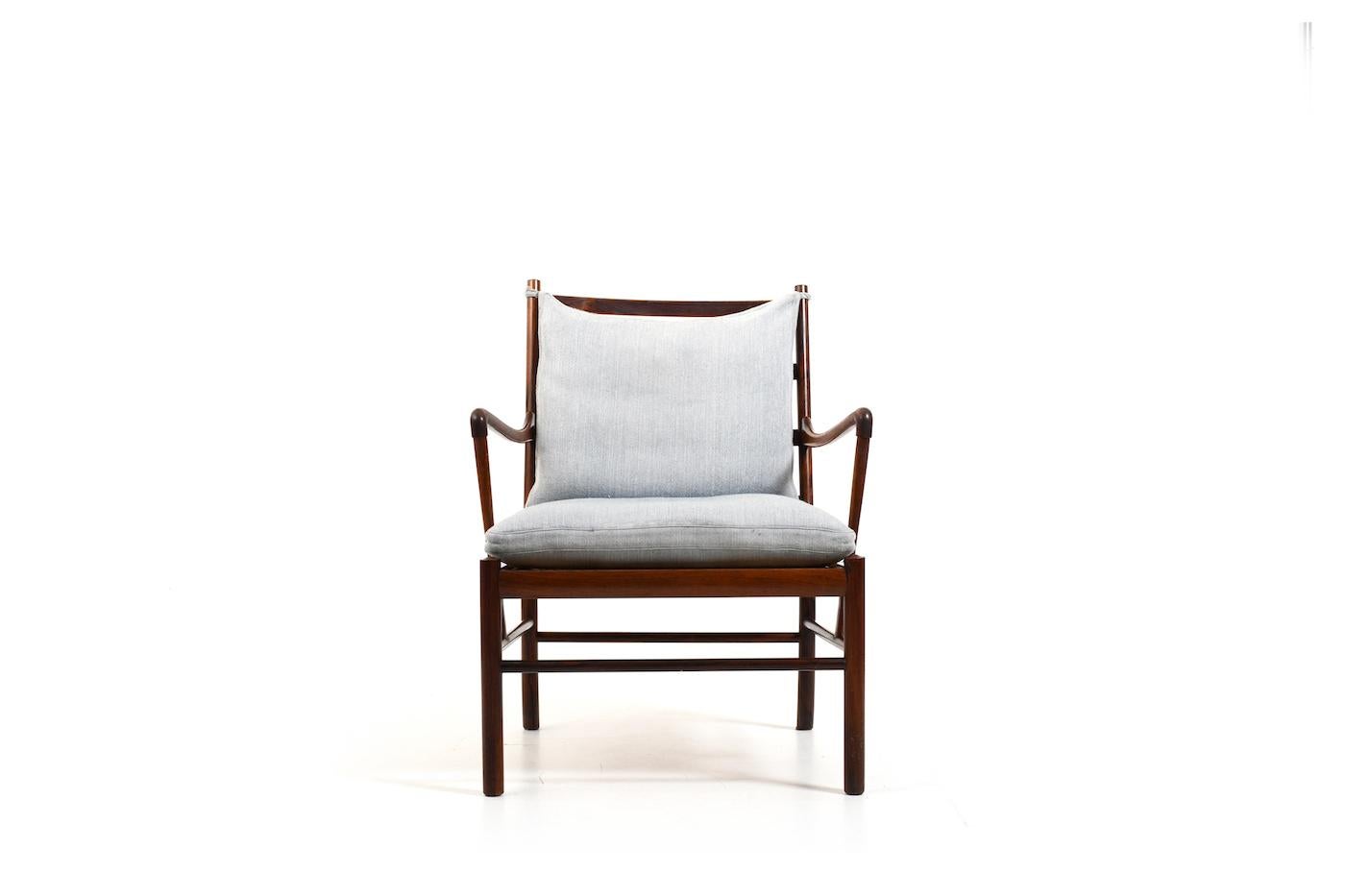 Scandinavian Modern Vintage PJ-149 Colonial Chair by Ole Wanscher for P. Jeppesen 1949 For Sale