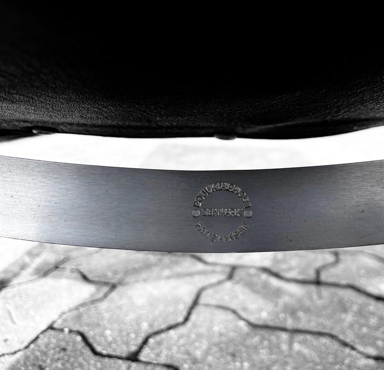 Vintage PK 22 Chocolate Brown Leather Chair by Poul Kjærholm, 1991 For