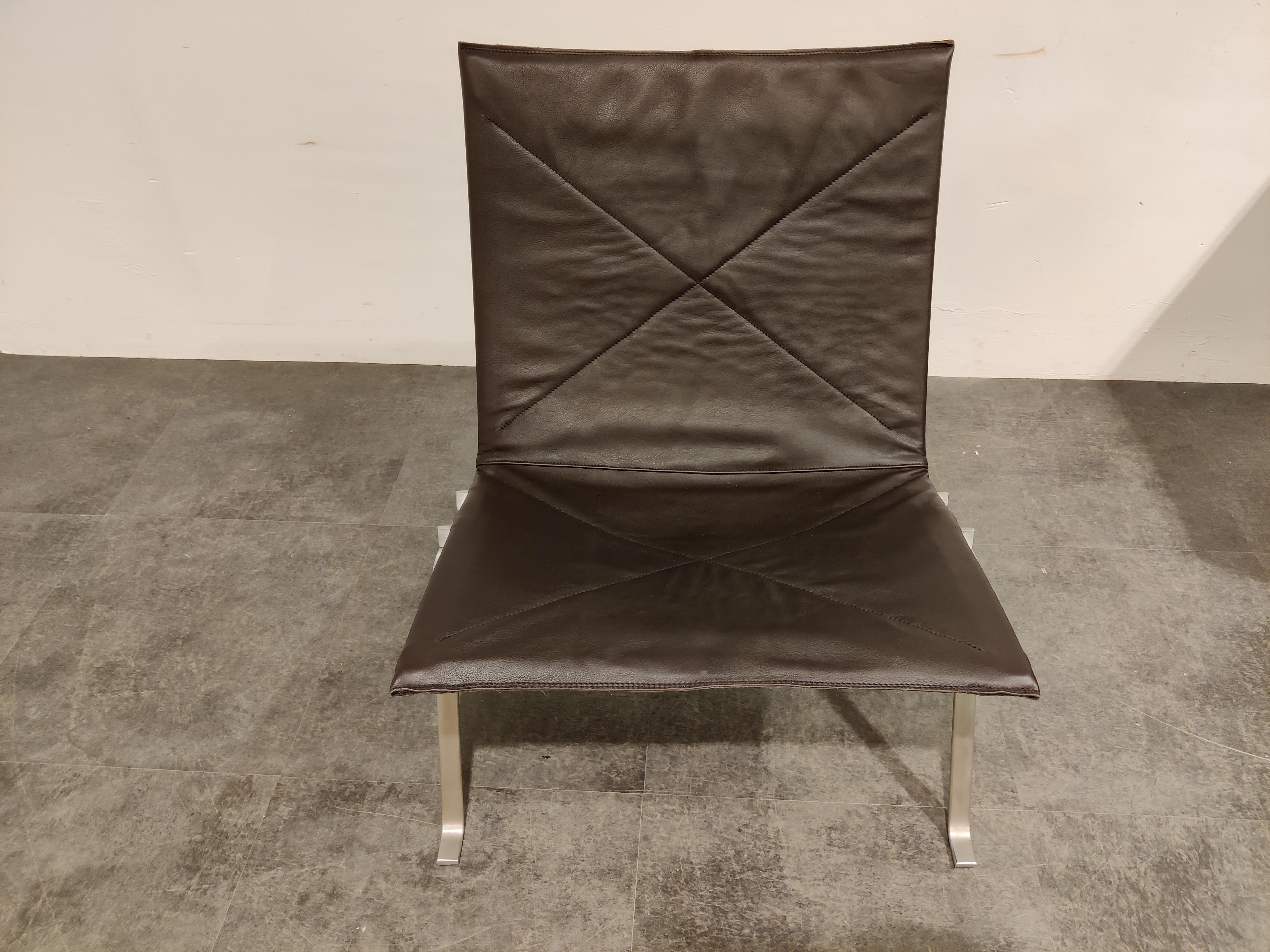 Vintage PK 22 Lounge Chairs by Poul Kjærholm for E. Kold Christensen, Set of 2 3