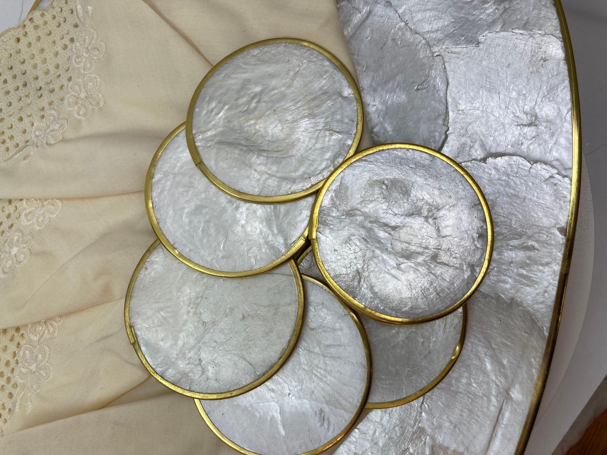 mother of pearl placemats