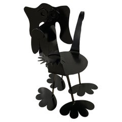 Jardinera Vintage / Mesa auxiliar con forma de perro