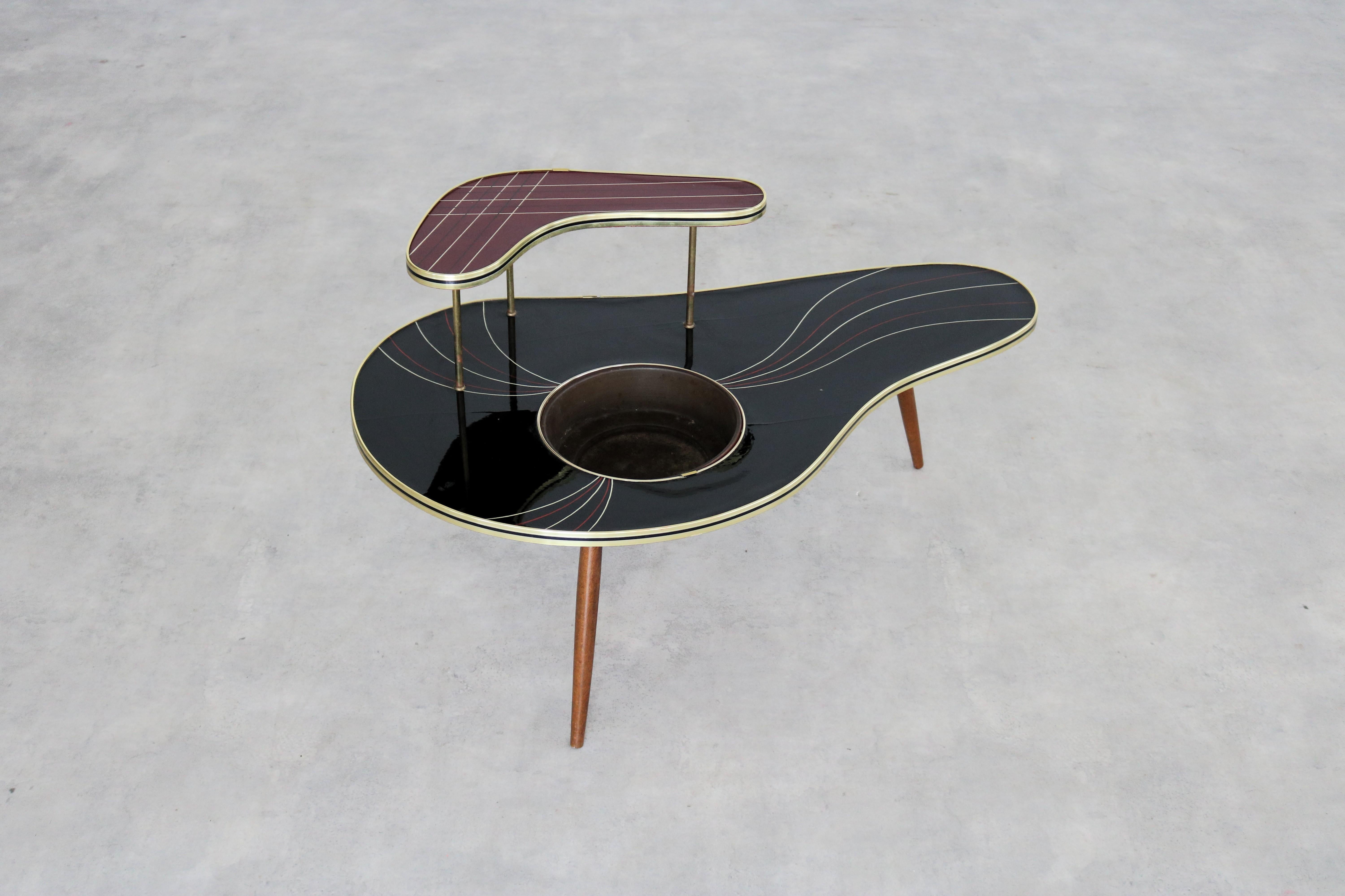 Vintage plant table  side table  1960s  Sweden For Sale 3