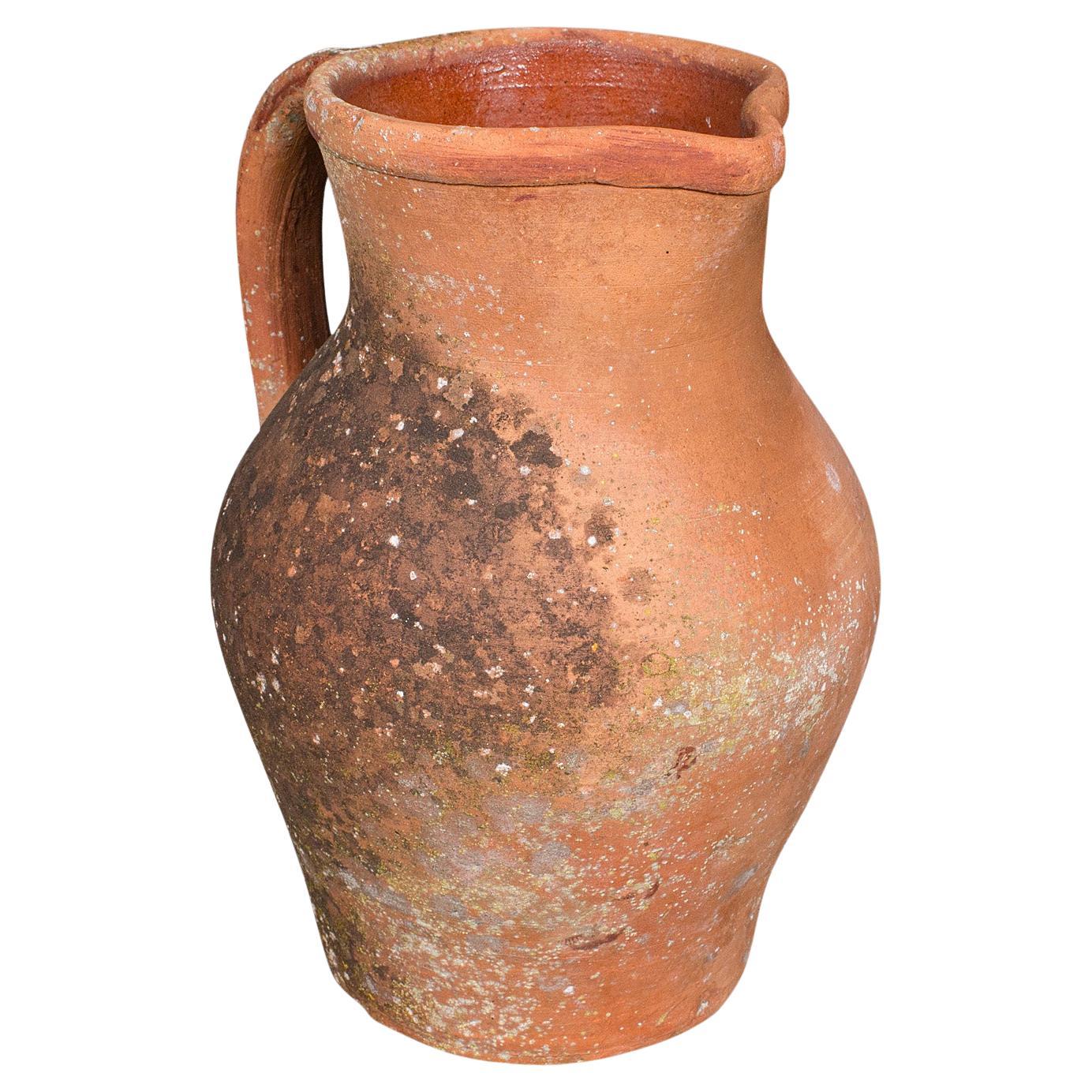 Vintage Pflanzkübel, italienisch, Terrakotta, Ziergarten Blumentopf, Patio