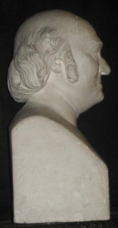 antique plaster bust