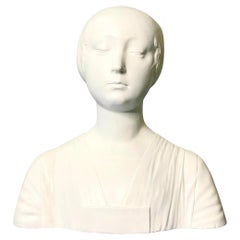 Vintage Plaster Bust of Female