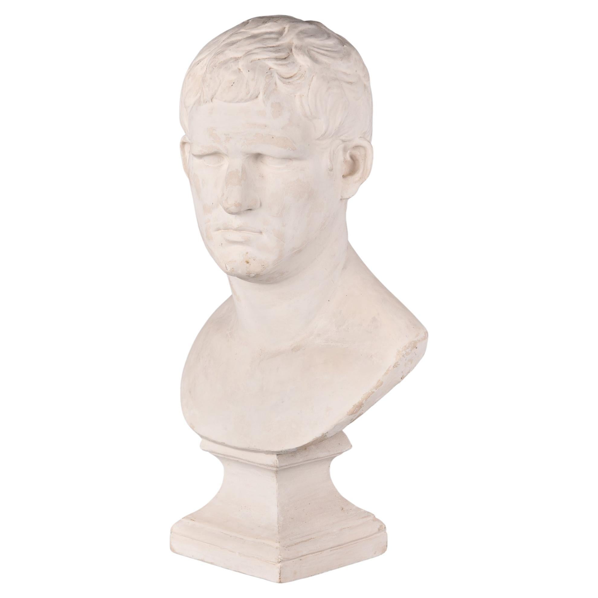 Busto in gesso vintage di Marc Anthony
