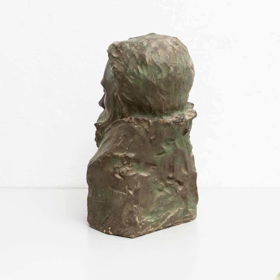 Busto in gesso d'epoca di Miquel Blay, Spagna, 1930 circa in vendita 3